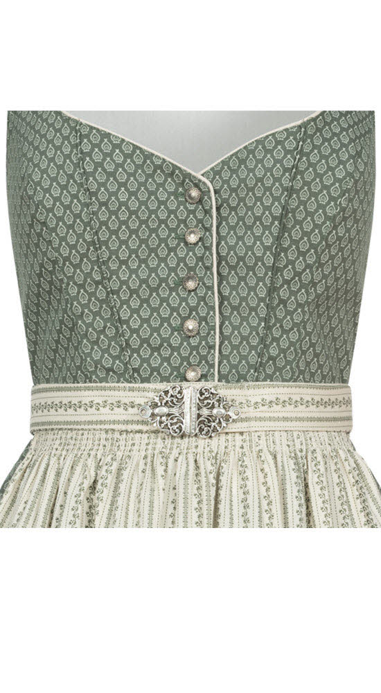 Mini Dirndl Fredericke in Salbei von Nübler