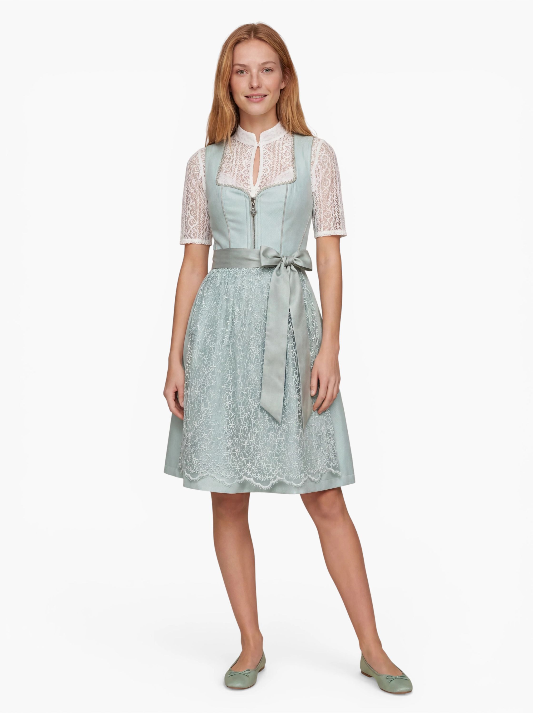 Minidirndl Klara in Salbei