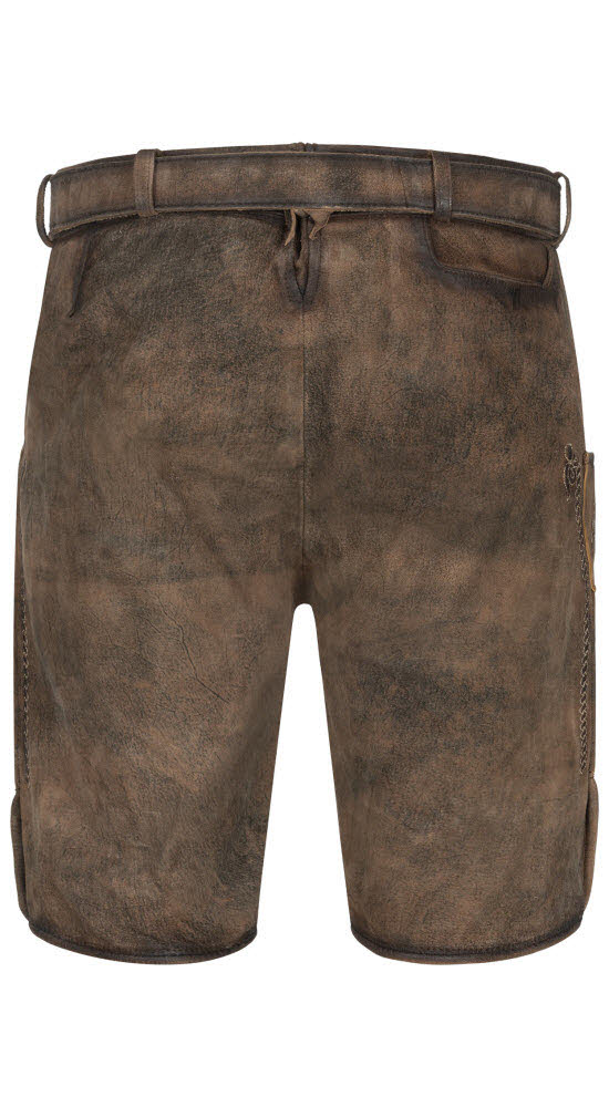 Lederhose kurz Edgar in Braun von Nübler