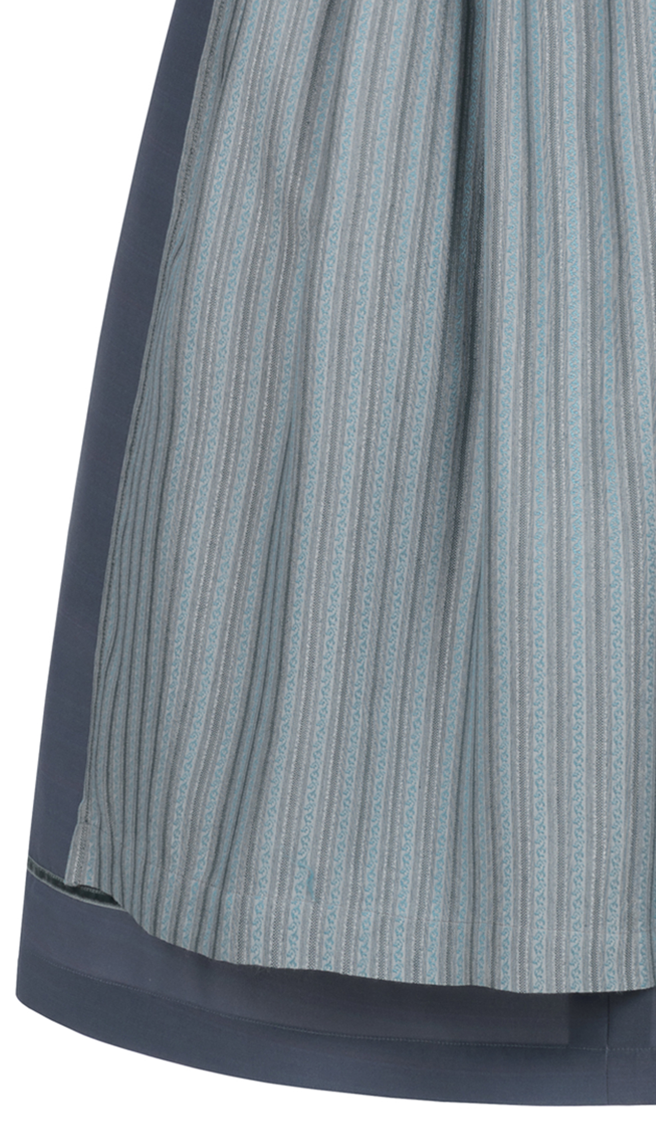 Langes Dirndl Gill in Silber von Nübler