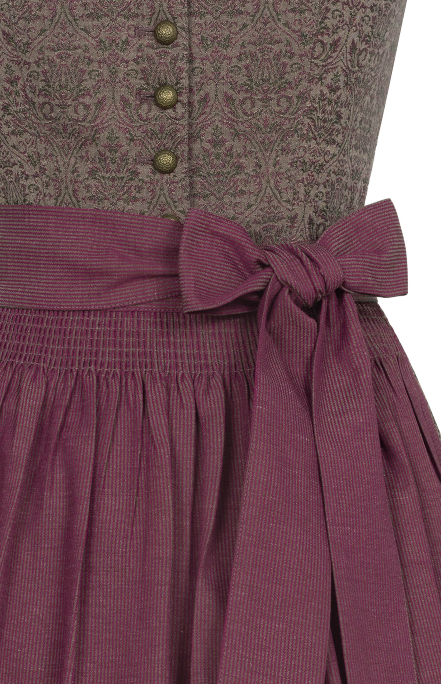 Midi Dirndl Blanka in Brombeere von Nübler