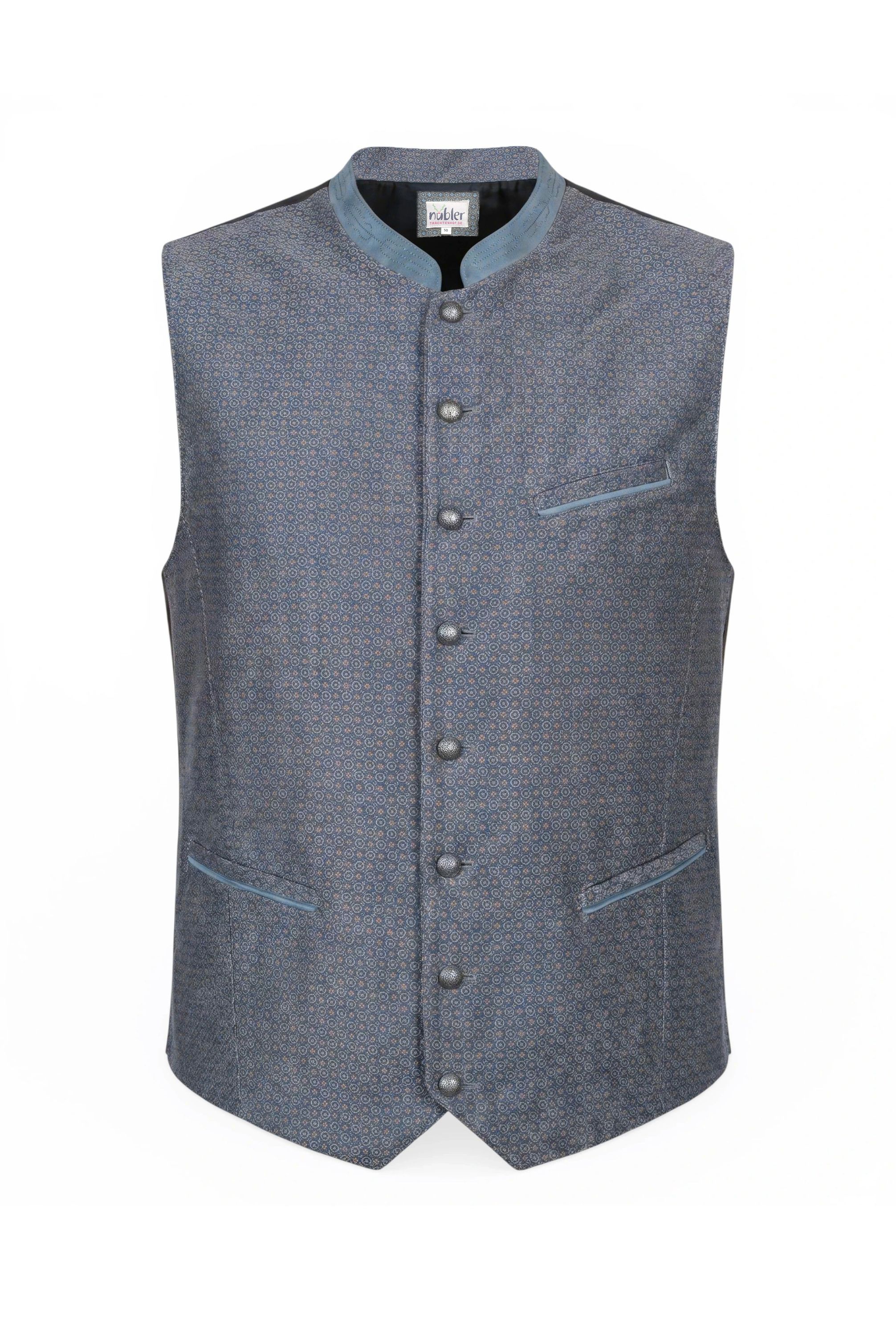 Trachtengilet Kaarlo in Rauchblau
