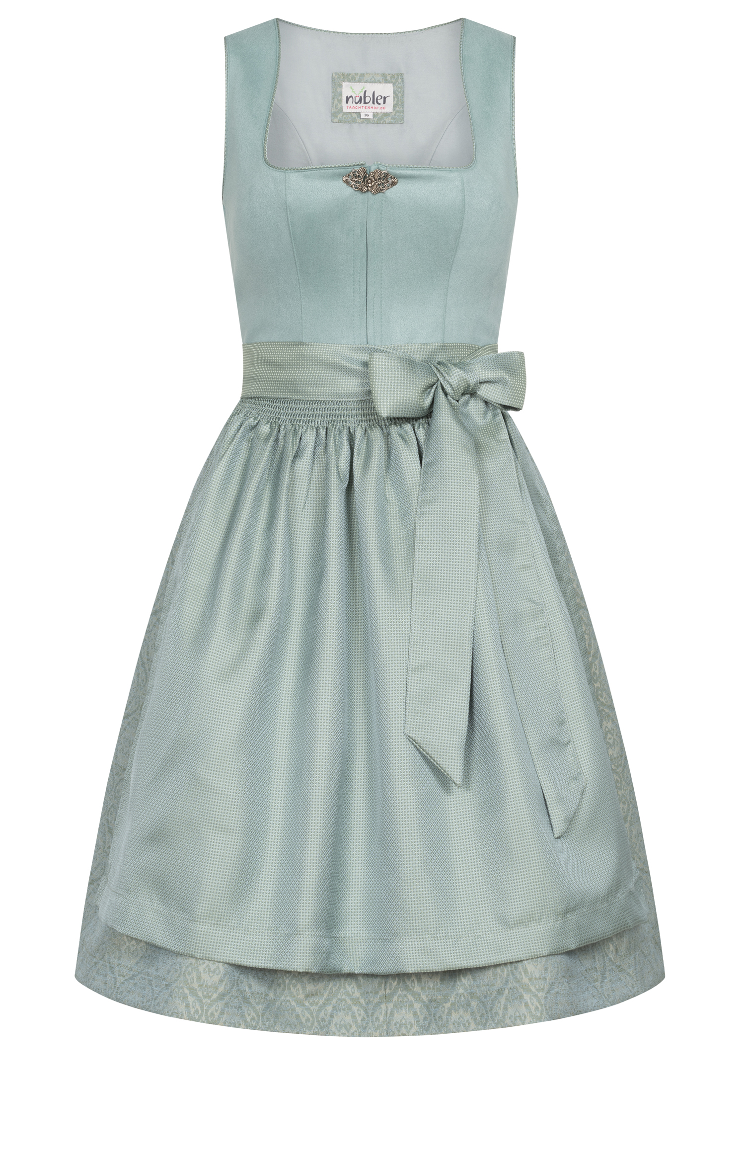 Mini Dirndl Gerlinde in Aqua von Nübler