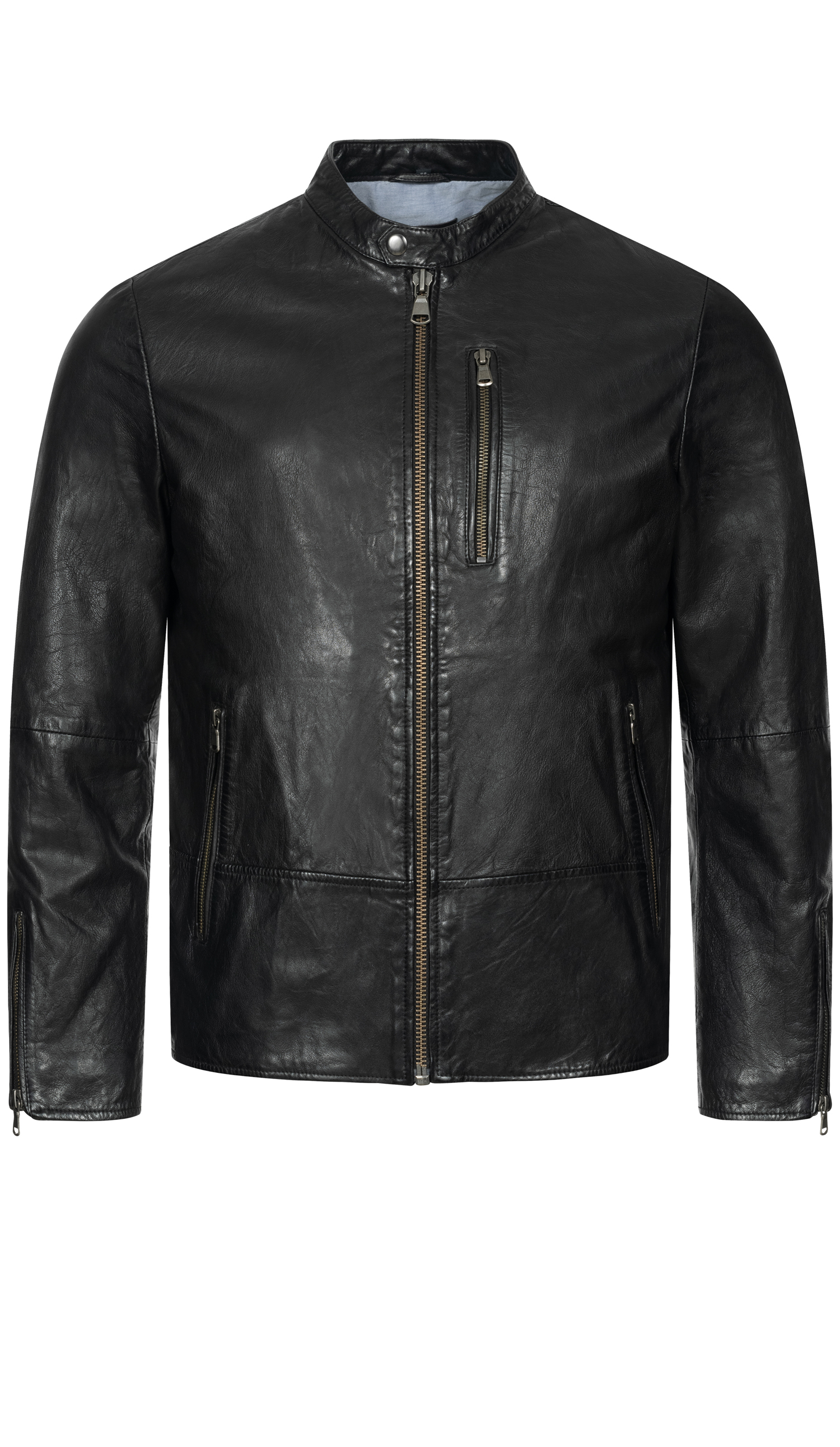 Lederjacke Finn in Schwarz von Nübler