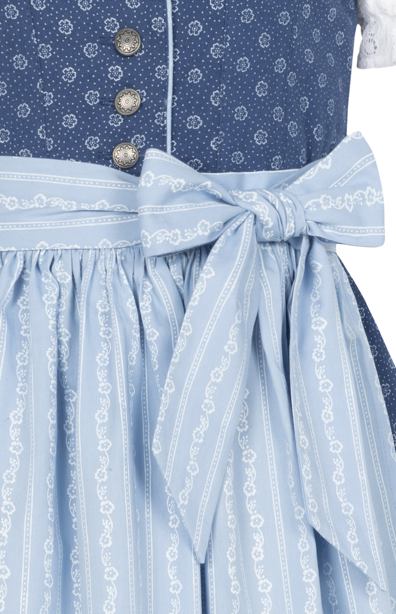 Kinderdirndl Flores in Kornblume von Nübler