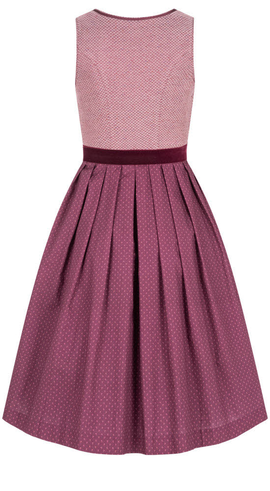 Midi Dirndl Lohe in Beere von Nübler