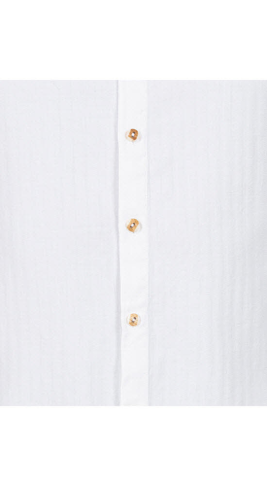 Trachtenhemd Langarm Phinix in Weiß von Nübler