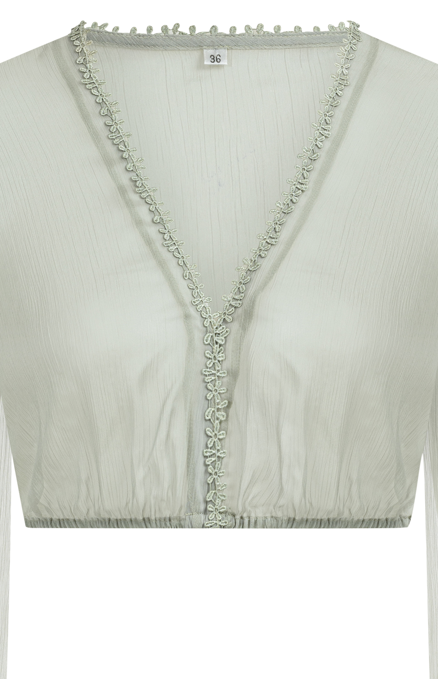 Dirndlbluse Caro in Olive von Nübler