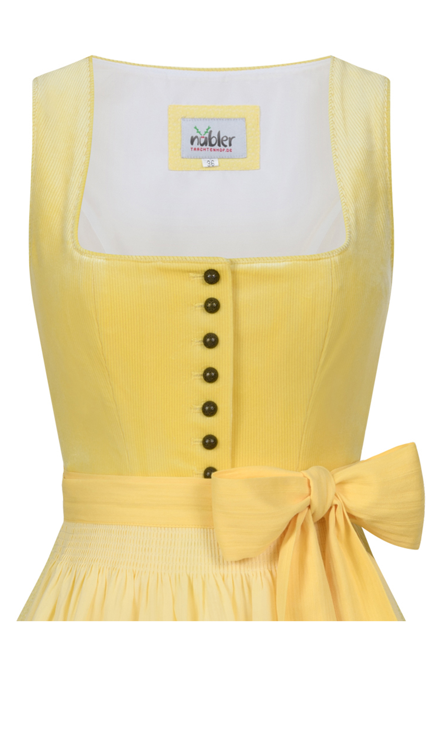 Mini Dirndl Fleur in Zitronenfalter von Nübler