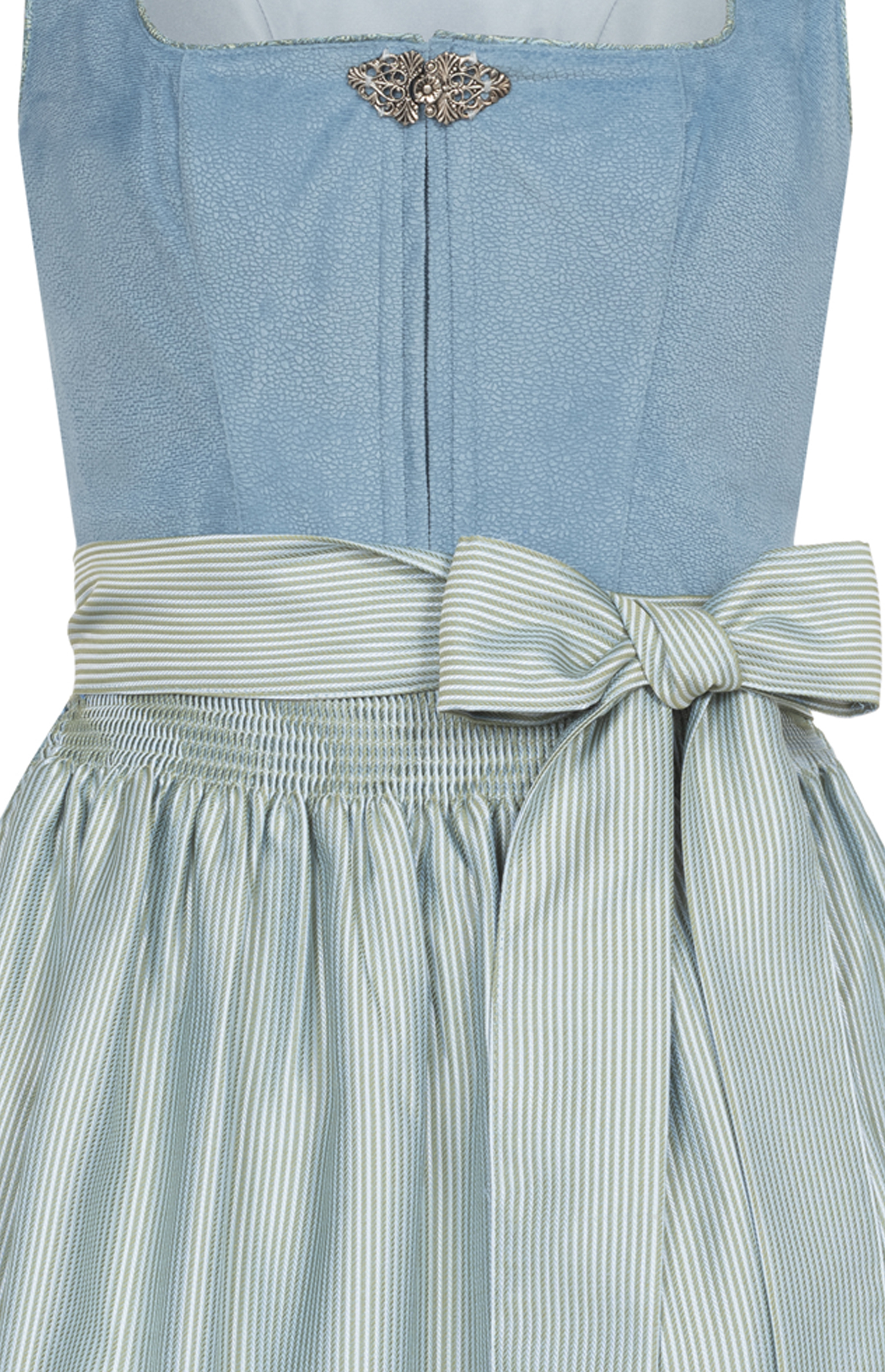 Mini Dirndl Ganja in Rauchblau von Nübler