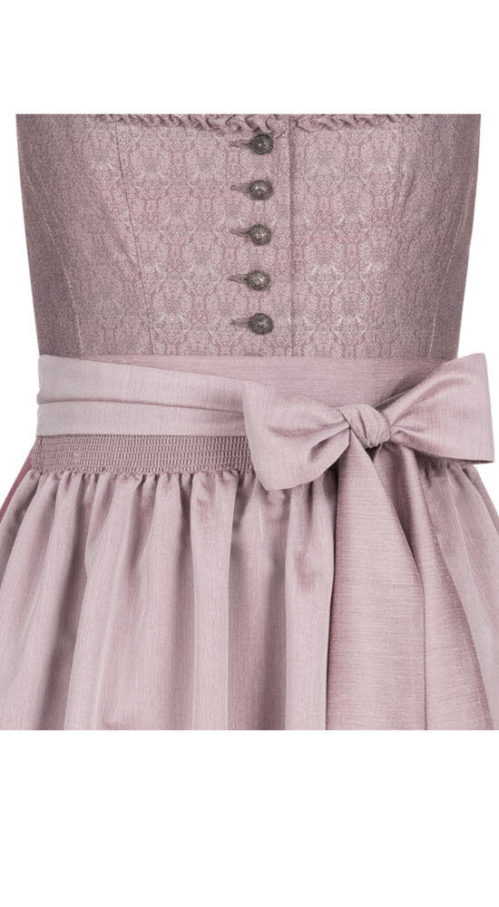 Dirndl lang Adele in Altrosa von Nübler