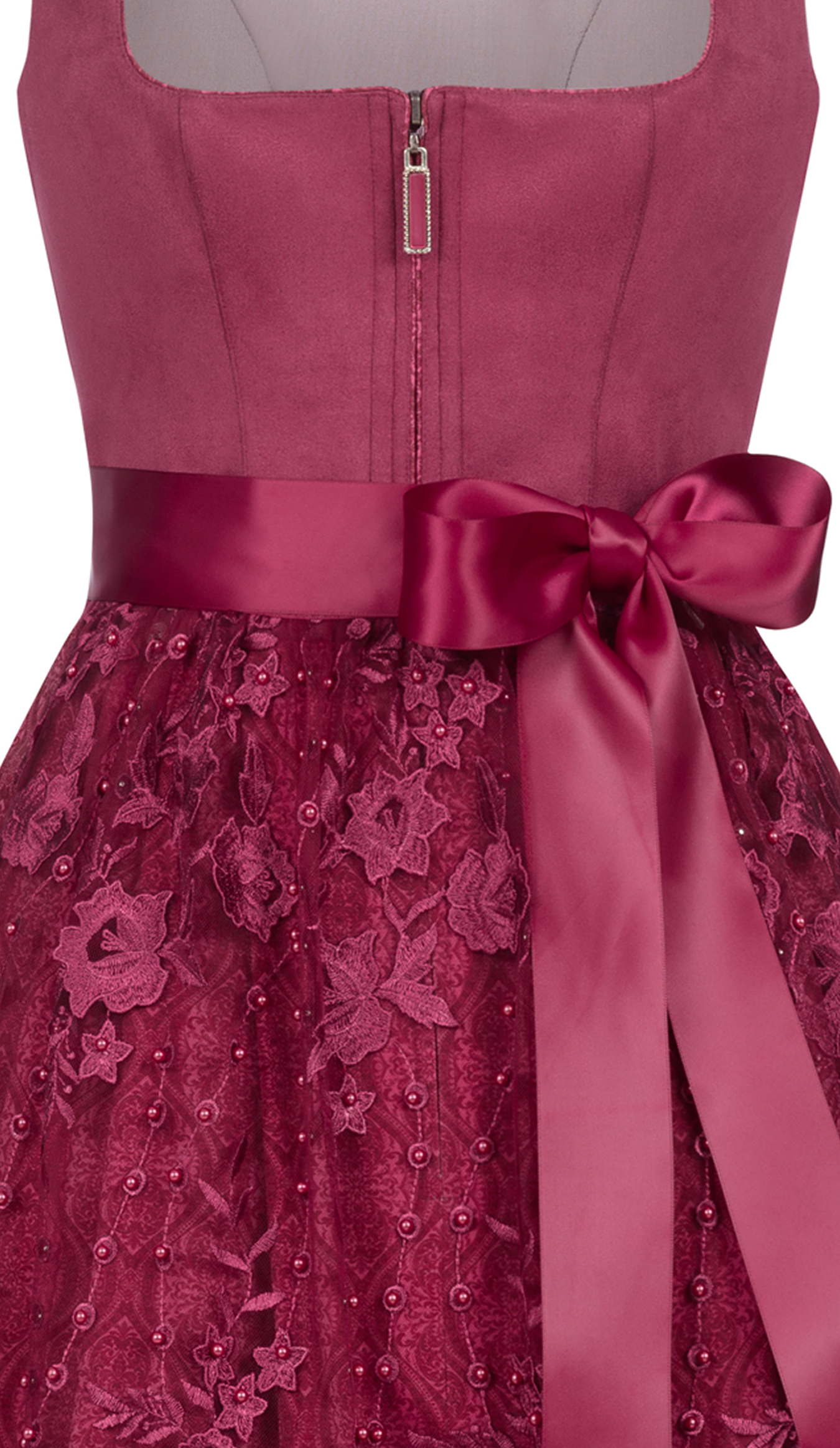 Midi Dirndl Gundi in Beere von Nübler