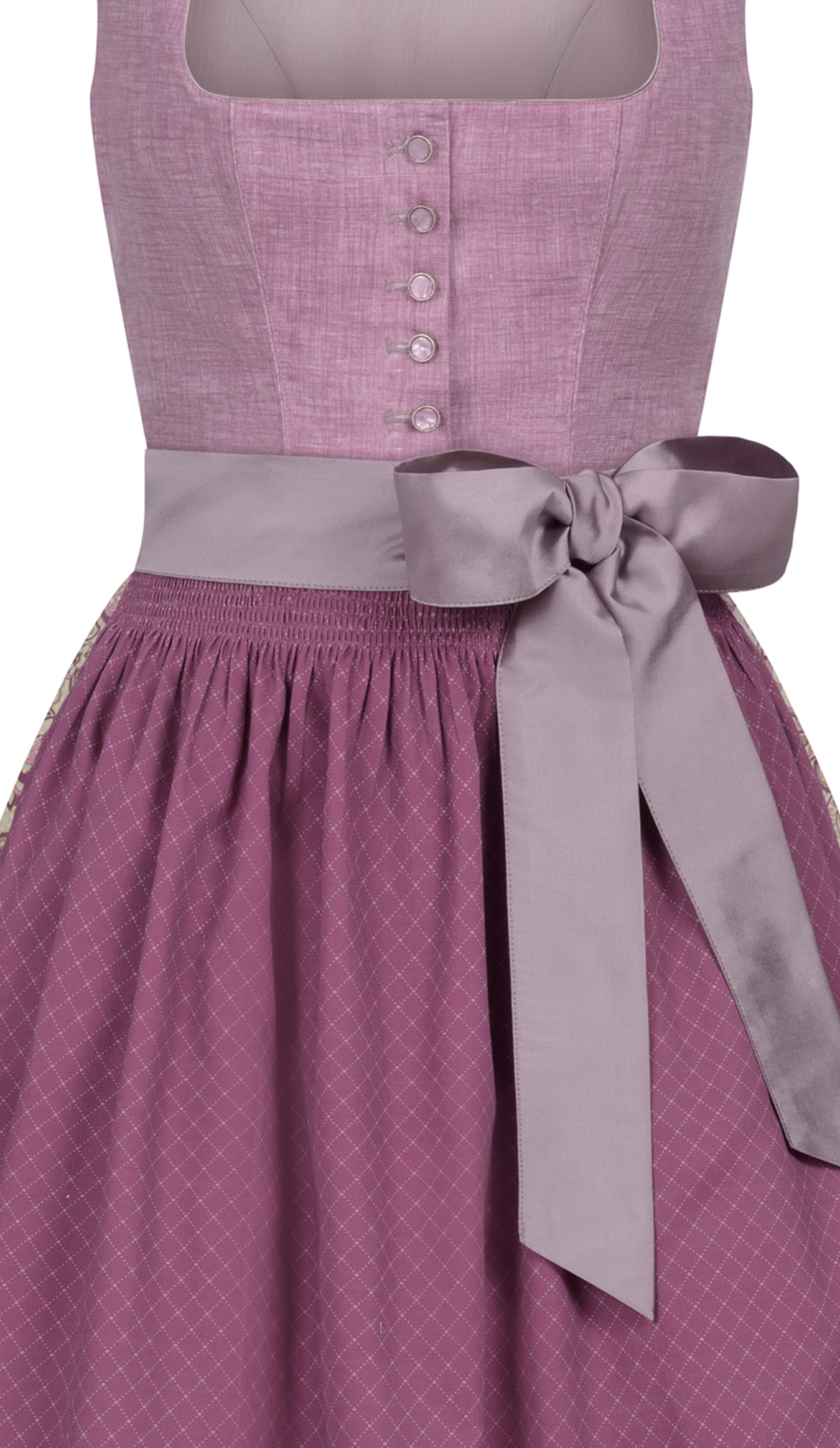 Mididirndl Gina in Flieder von Nübler