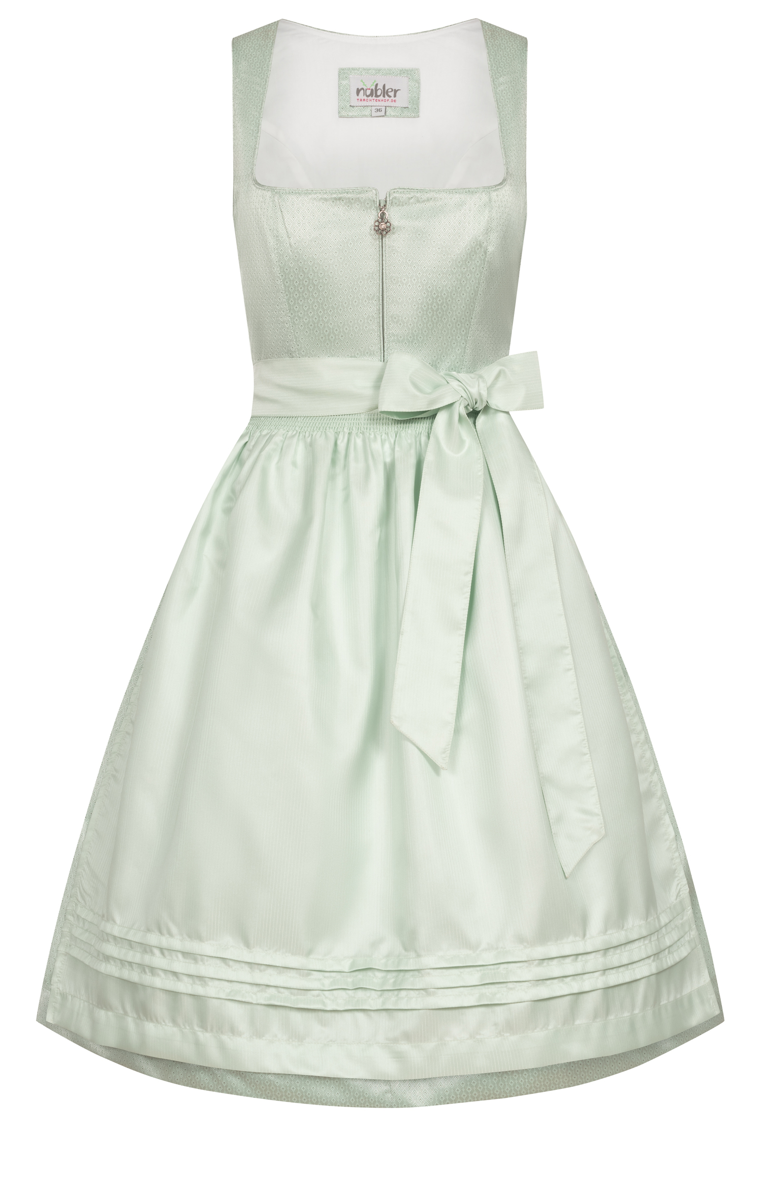 Midi Dirndl Gina in Grün von Nübler