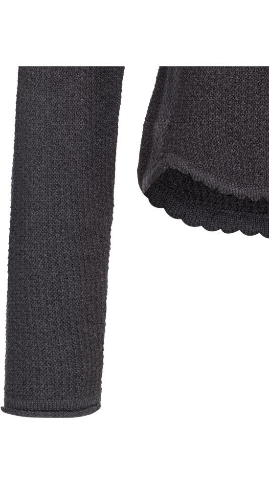 Strickjacke Langarm Yvonne in Anthrazit von Nübler