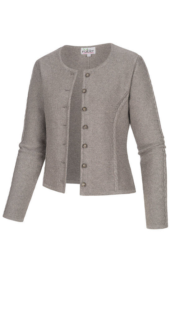 Strickjacke Amira in Silber von Nübler