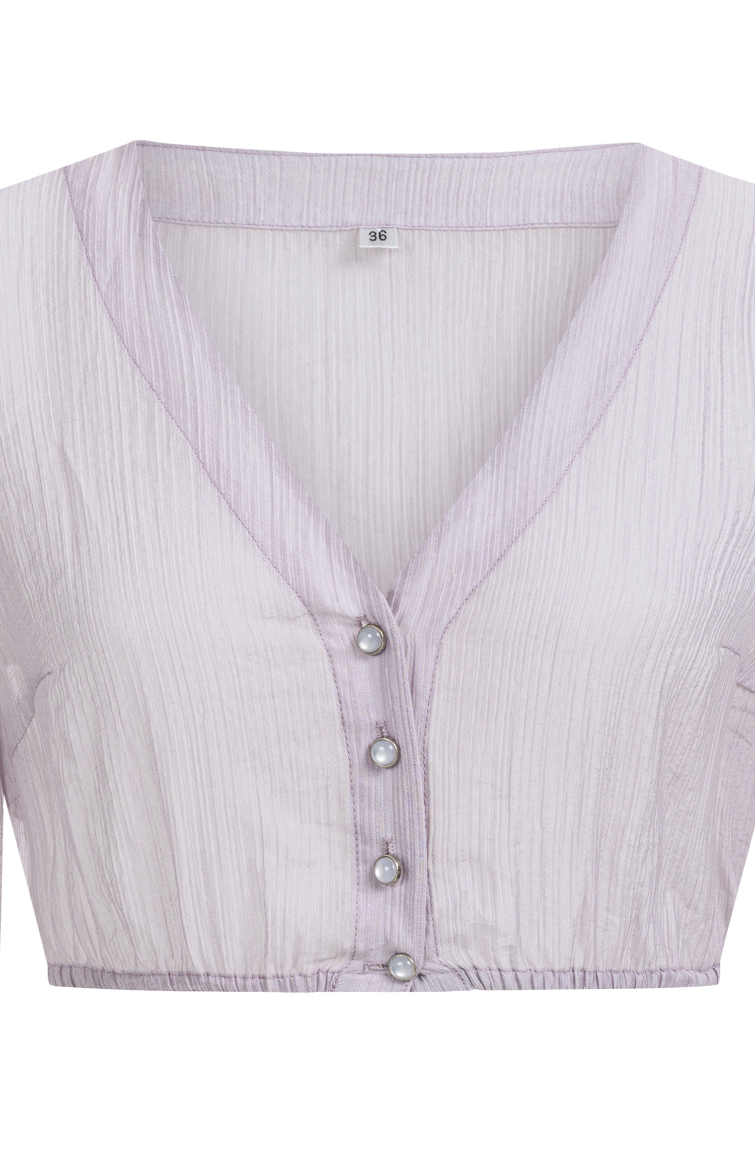 Dirndlbluse Alia in Fliederpastell von Nübler