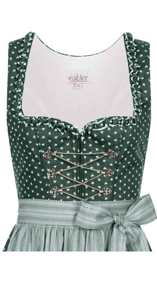 Damen Dirndl midi im Landhausstil, Rocklänge 70cm