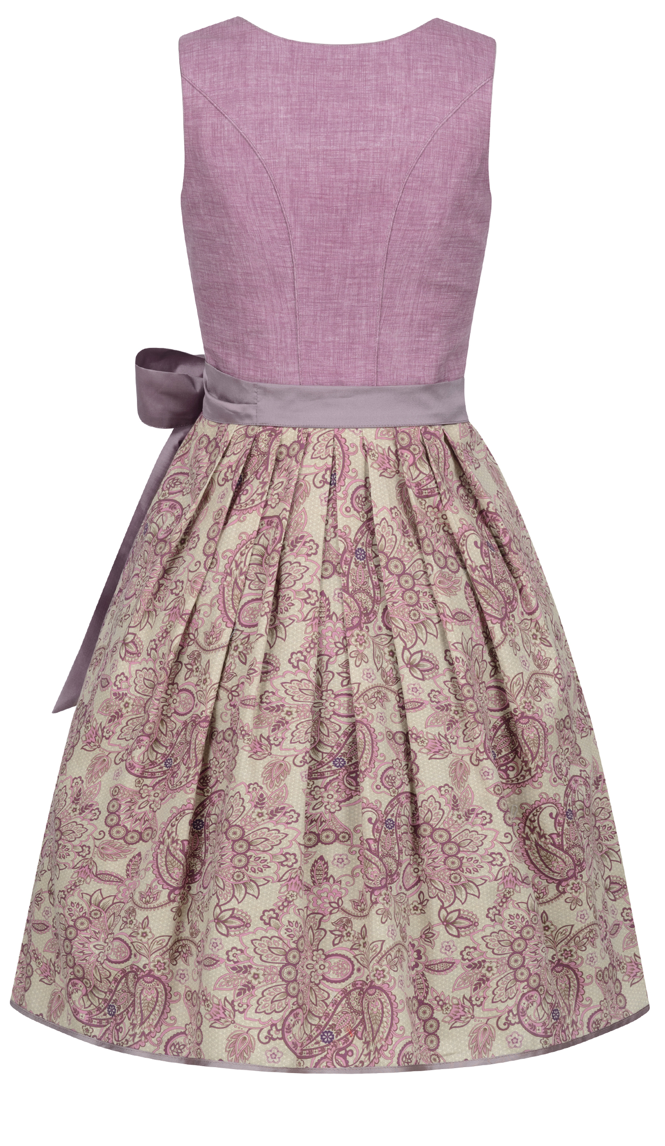 Mididirndl Gina in Flieder von Nübler