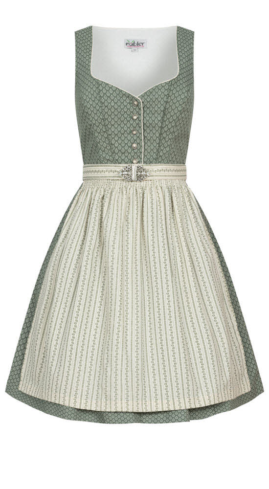 Mini Dirndl Fredericke in Salbei von Nübler