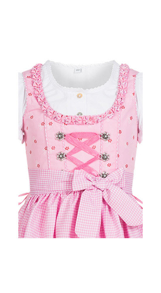 Mädchen Dirndl im traditionellen Stil Kinder Trachten