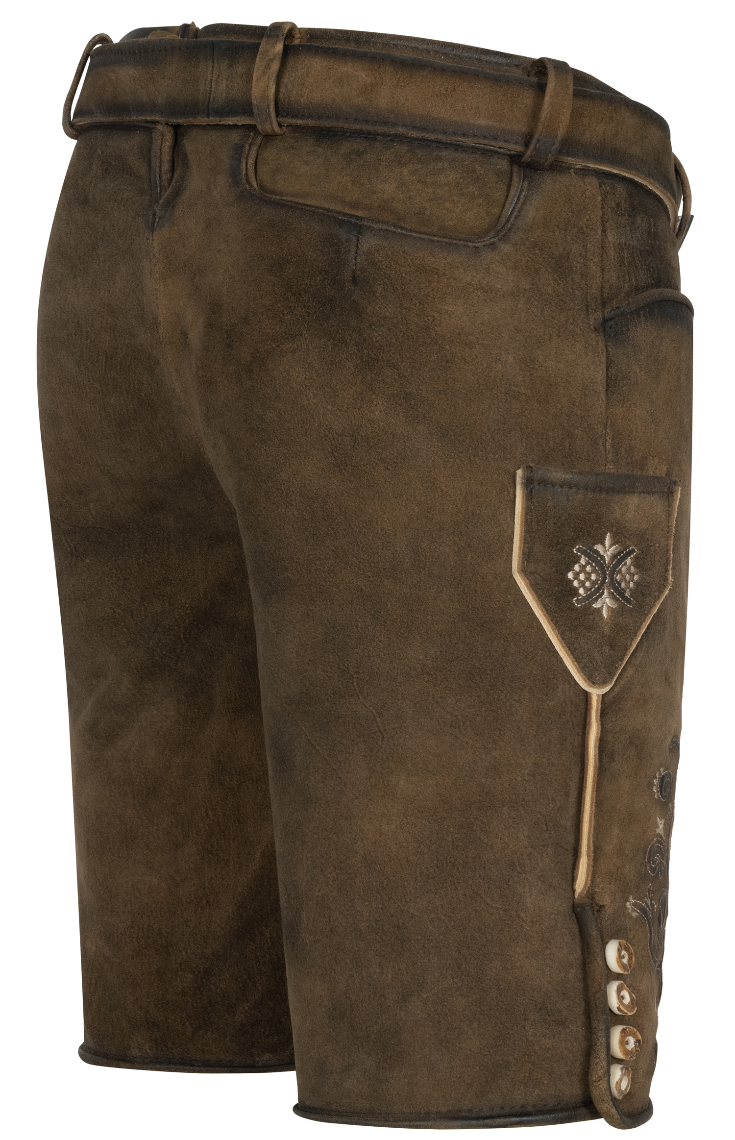 Lederhose Mondsee in Mocha von Nübler