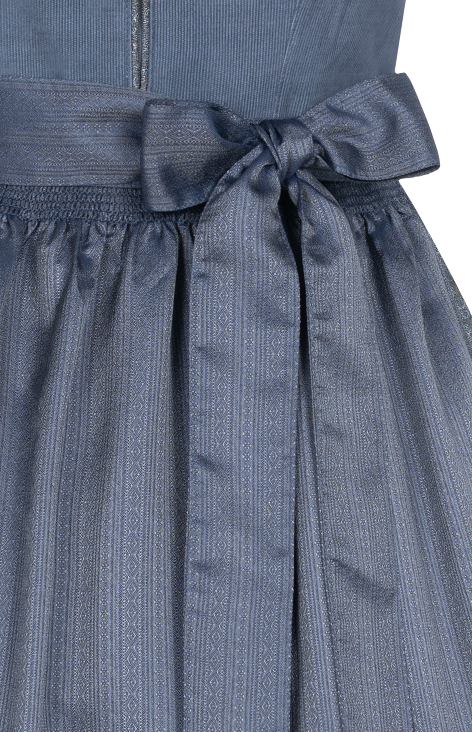 Midi Dirndl Sarah in Taubenblau von Nübler