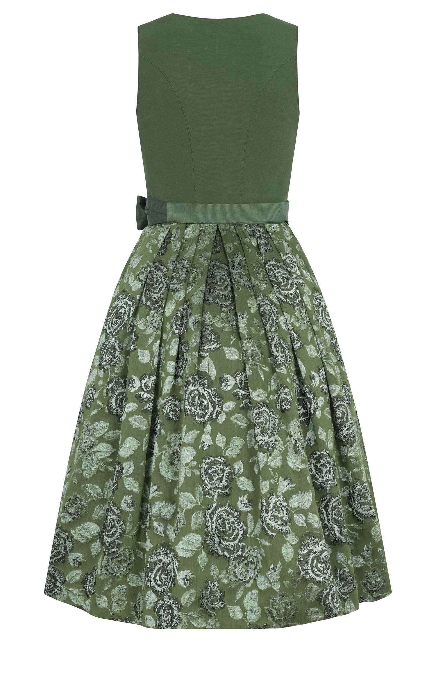 Midi Dirndl Rezi in Oliv von Nübler