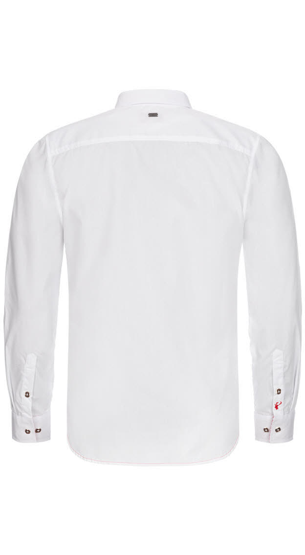 Trachtenhemd Langarm Fynn in Weiß von Spieth & Wensky