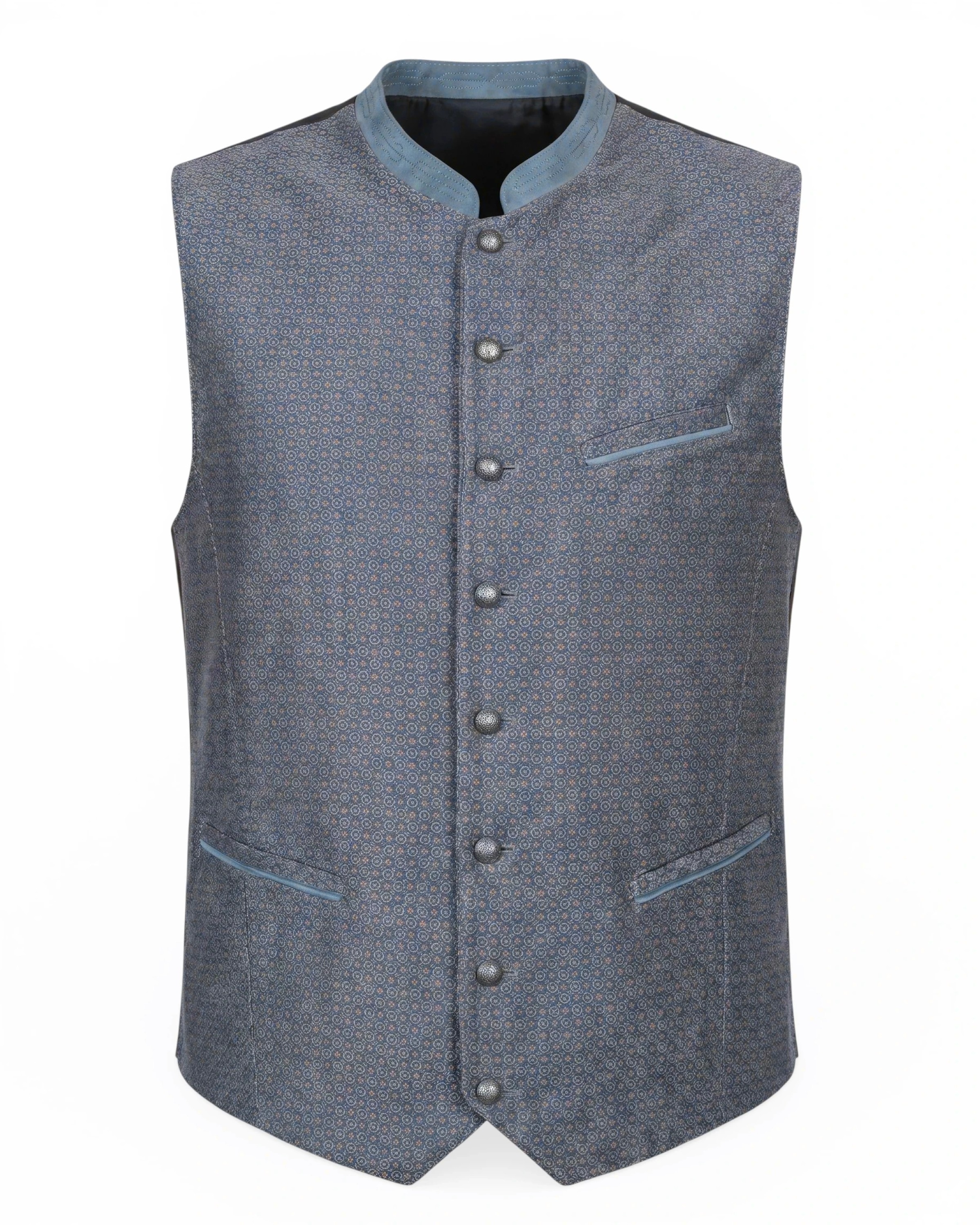 Trachtengilet Kaarlo in Rauchblau