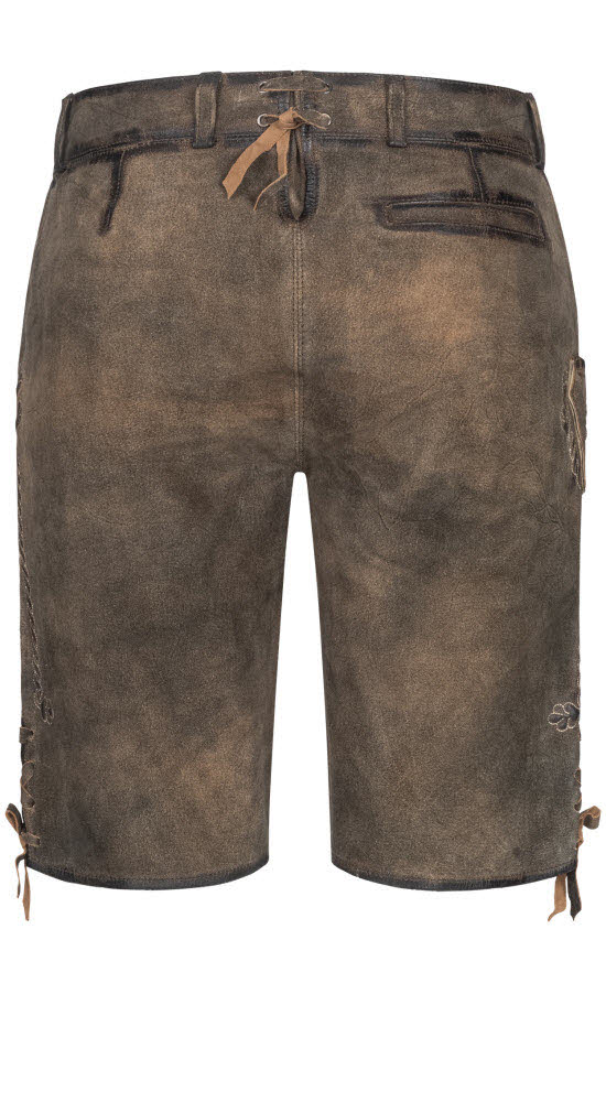 Lederhose kurz Viona L in Hellbraun von Nübler
