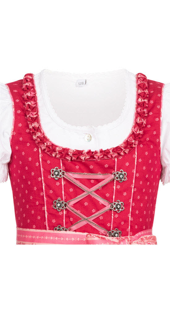 Kinderdirndl 3-teilig Diana in Beere von Nübler