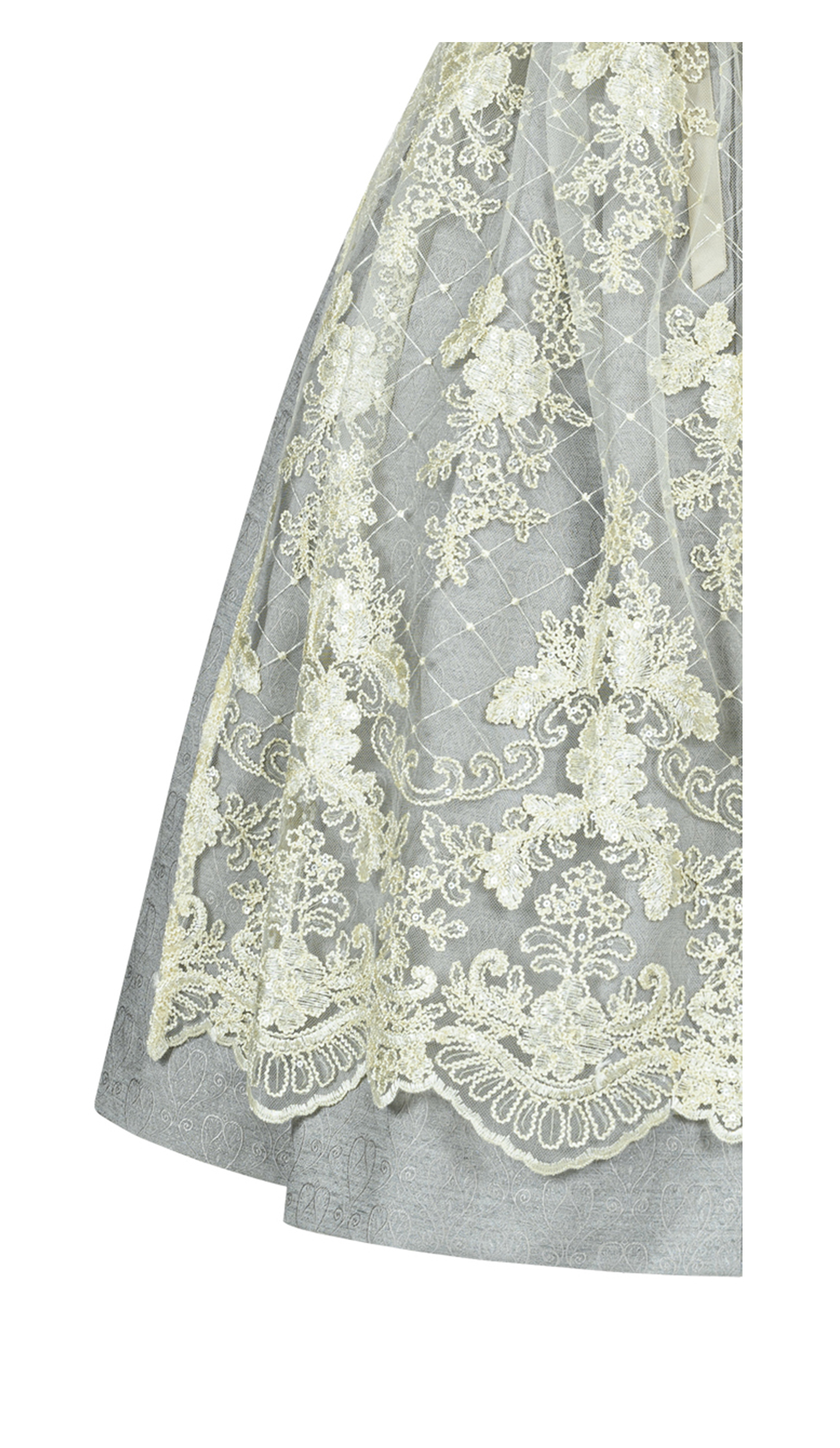 Mini-Dirndl Flavia in Silberwolke von Nübler