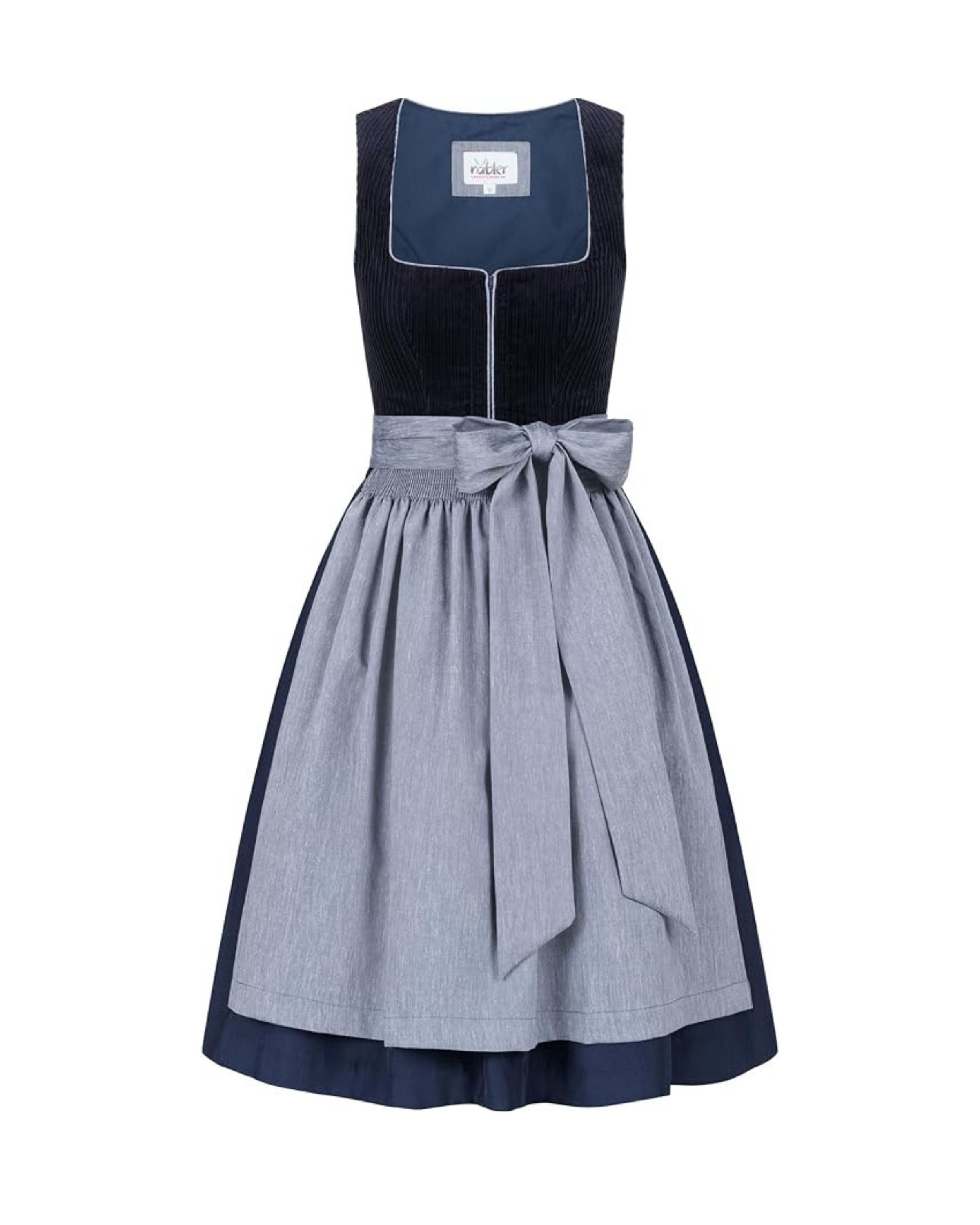 Maxidirndl Florentine in Saphirblau von Nübler