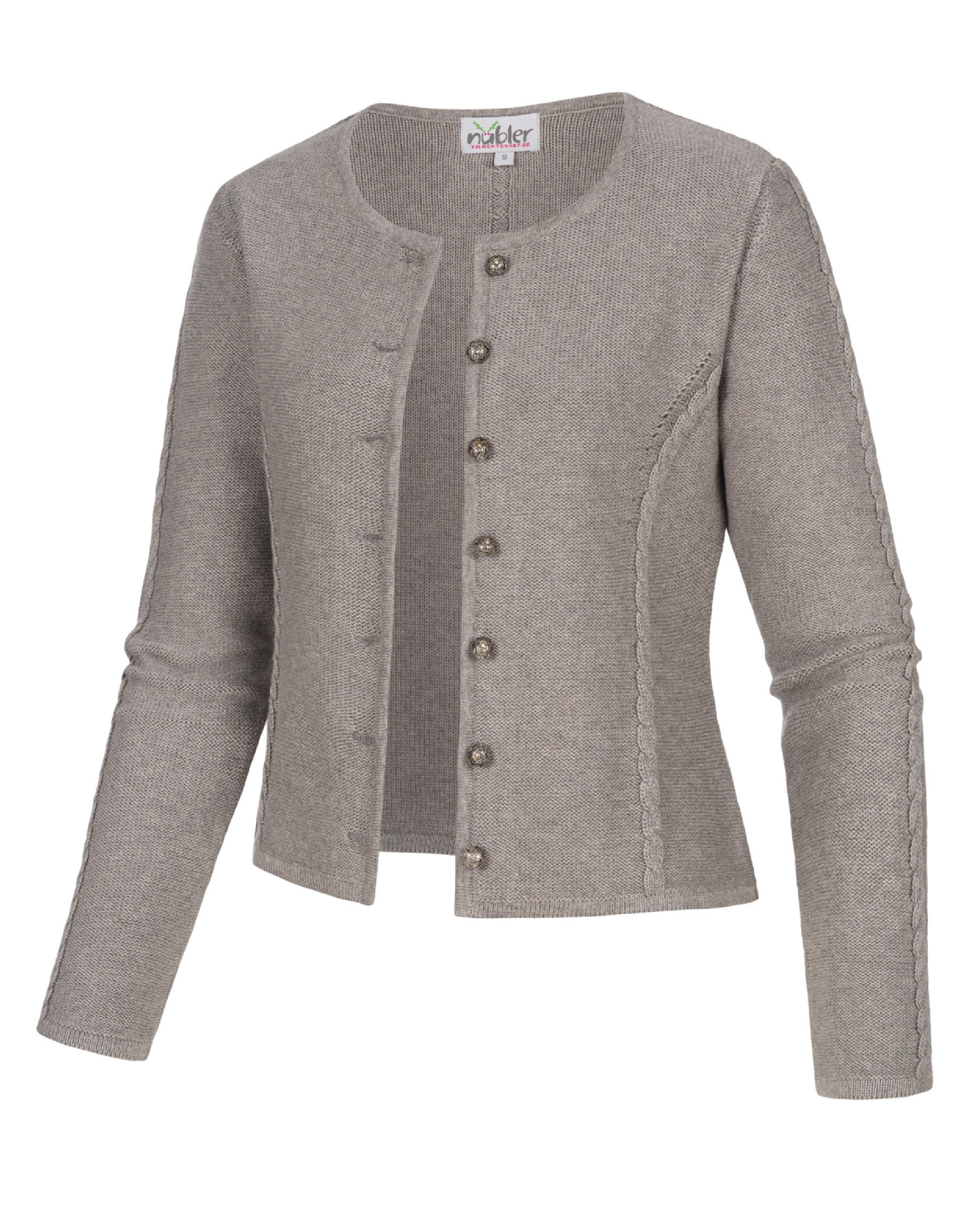 Strickjacke Amira in Silber von Nübler