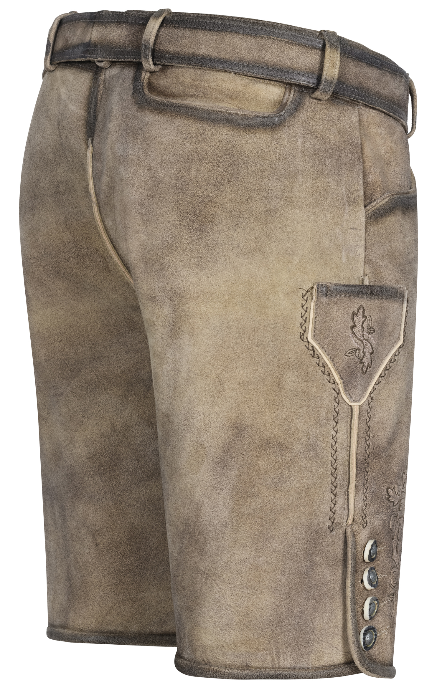 Lederhose Steffl in Sand von Nübler