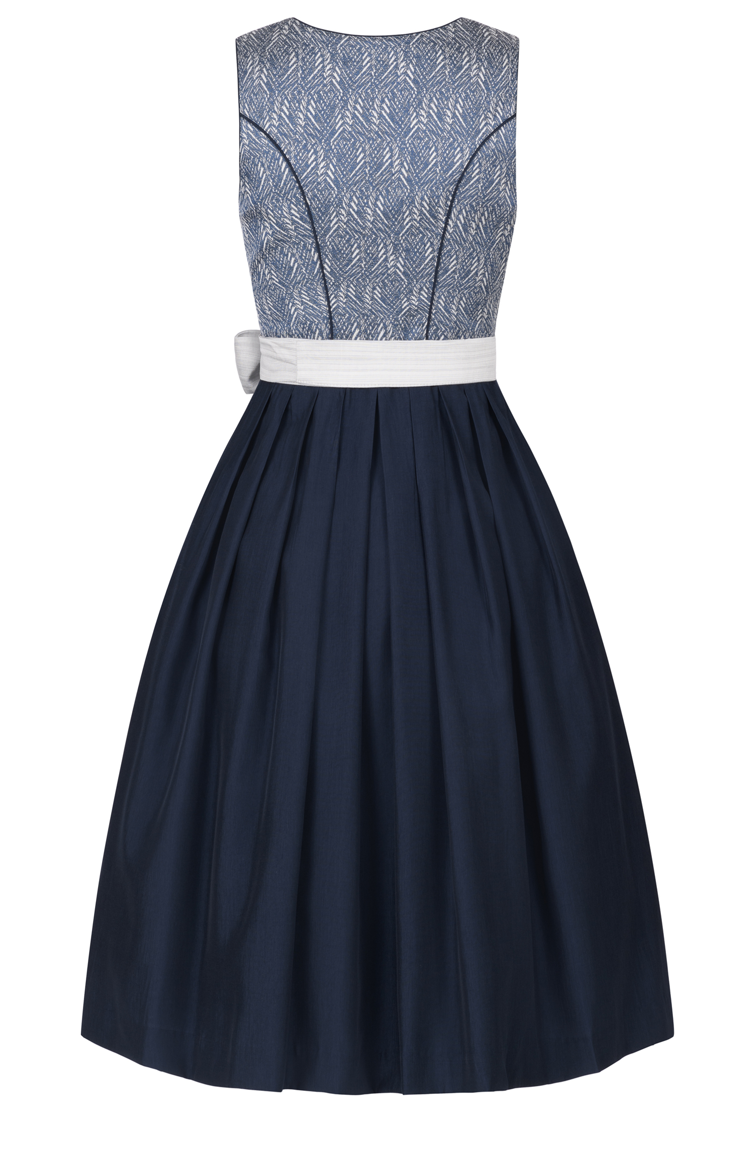 Midi Dirndl Frauke in Blau von Nübler