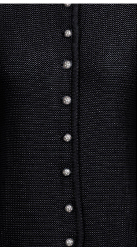 Strickjacke Langarm Anni in Schwarz von Nübler