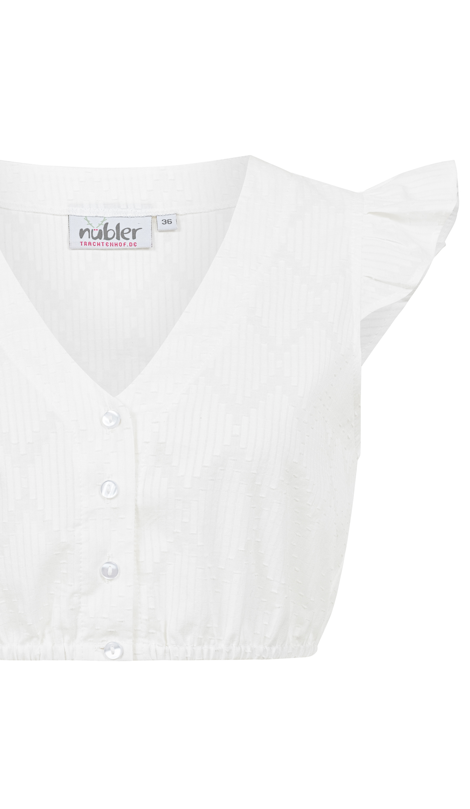 Dirndlbluse Klara in Cremeweiß von Nübler