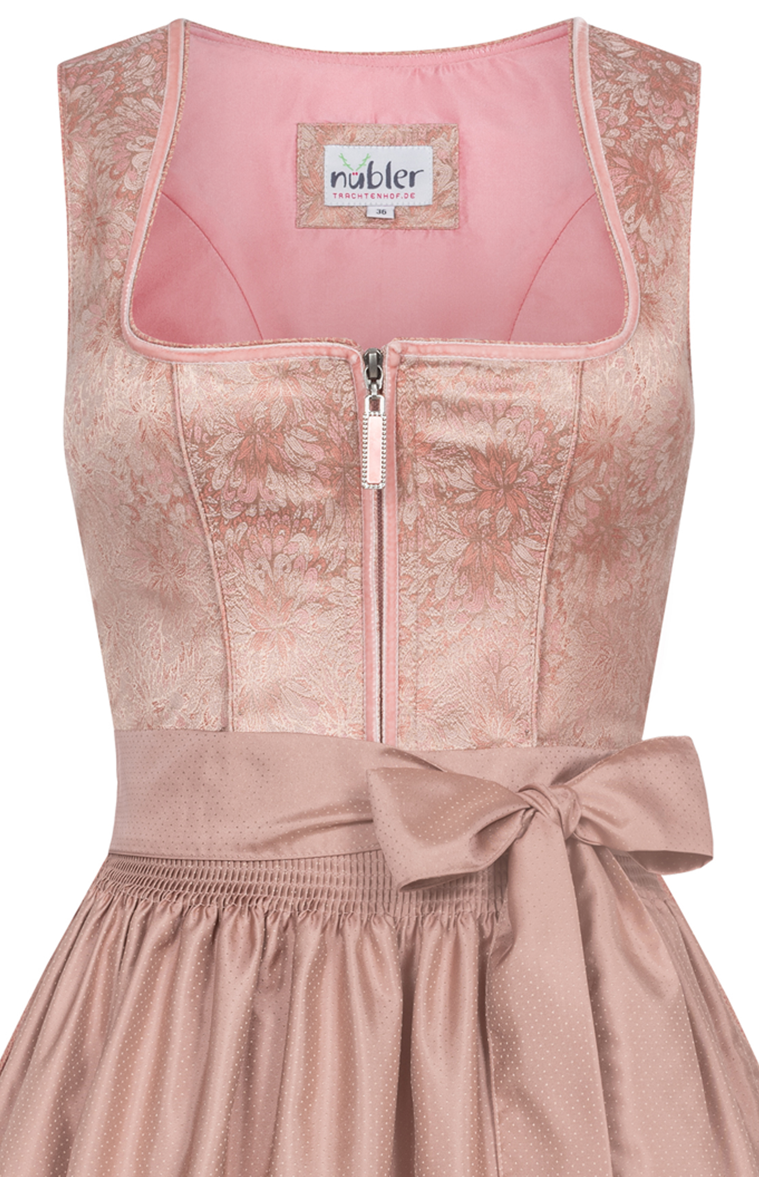 Mididirndl Gepa in Apricot von Nübler