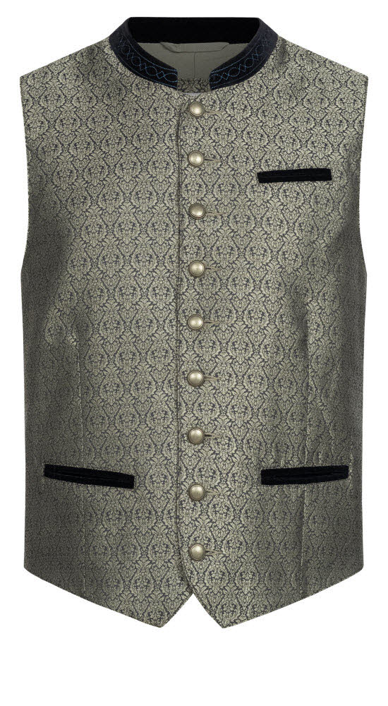 Trachtengilet Enno in Blau von Nübler Trachtengilet Enno in Blau von Nübler