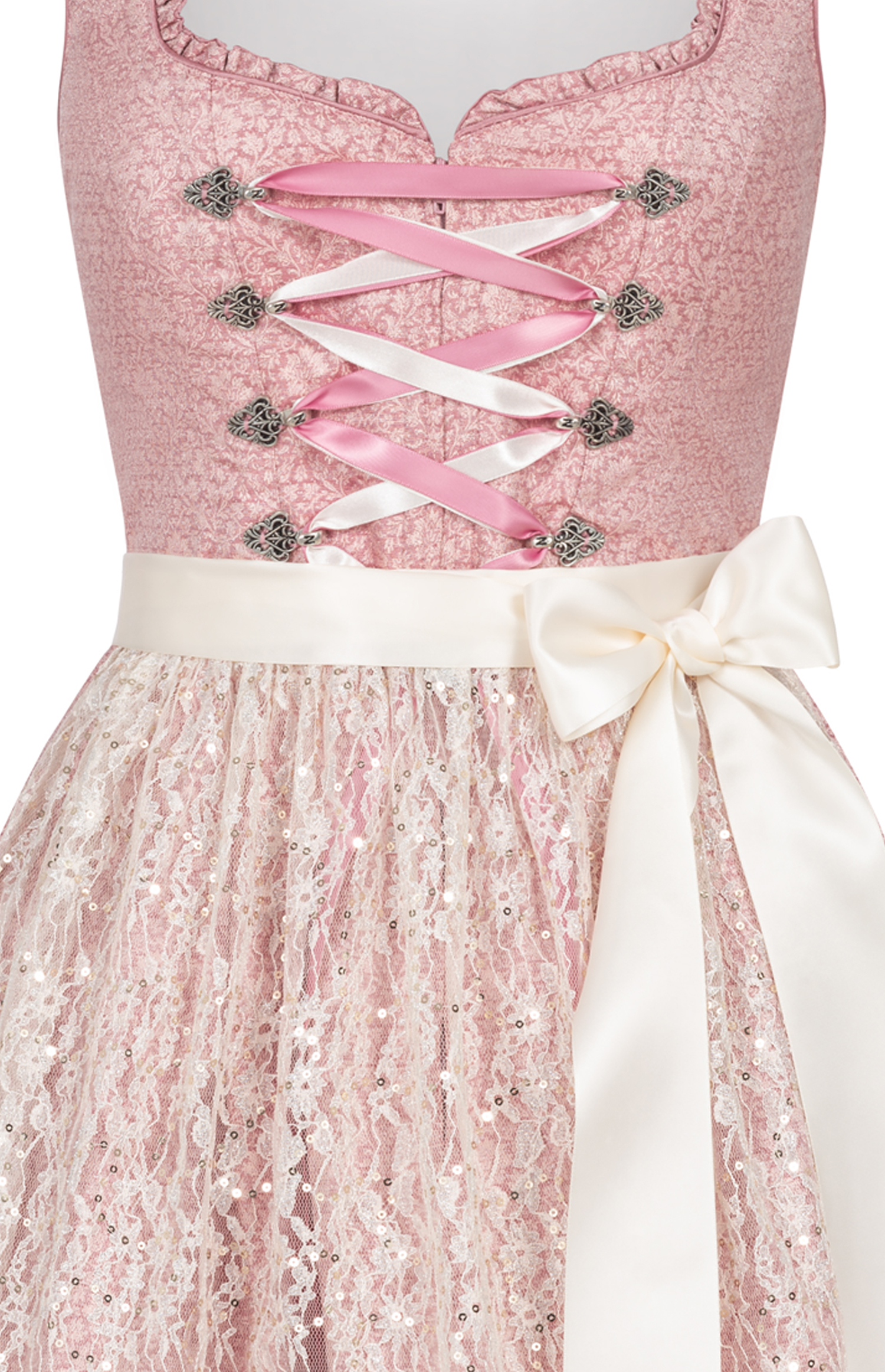 Midi Dirndl Greta in Rose von Nübler