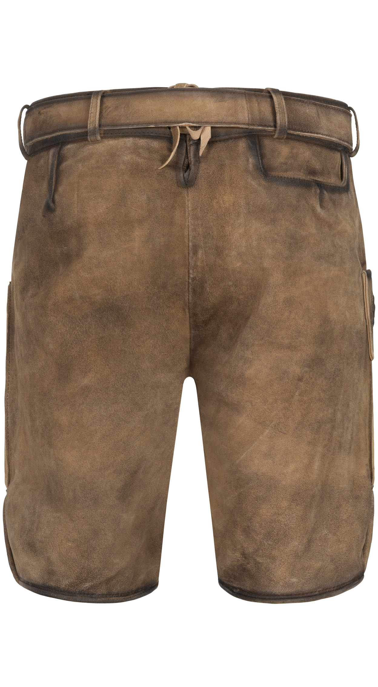 Lederhose kurz Norbert in Braun von Nübler