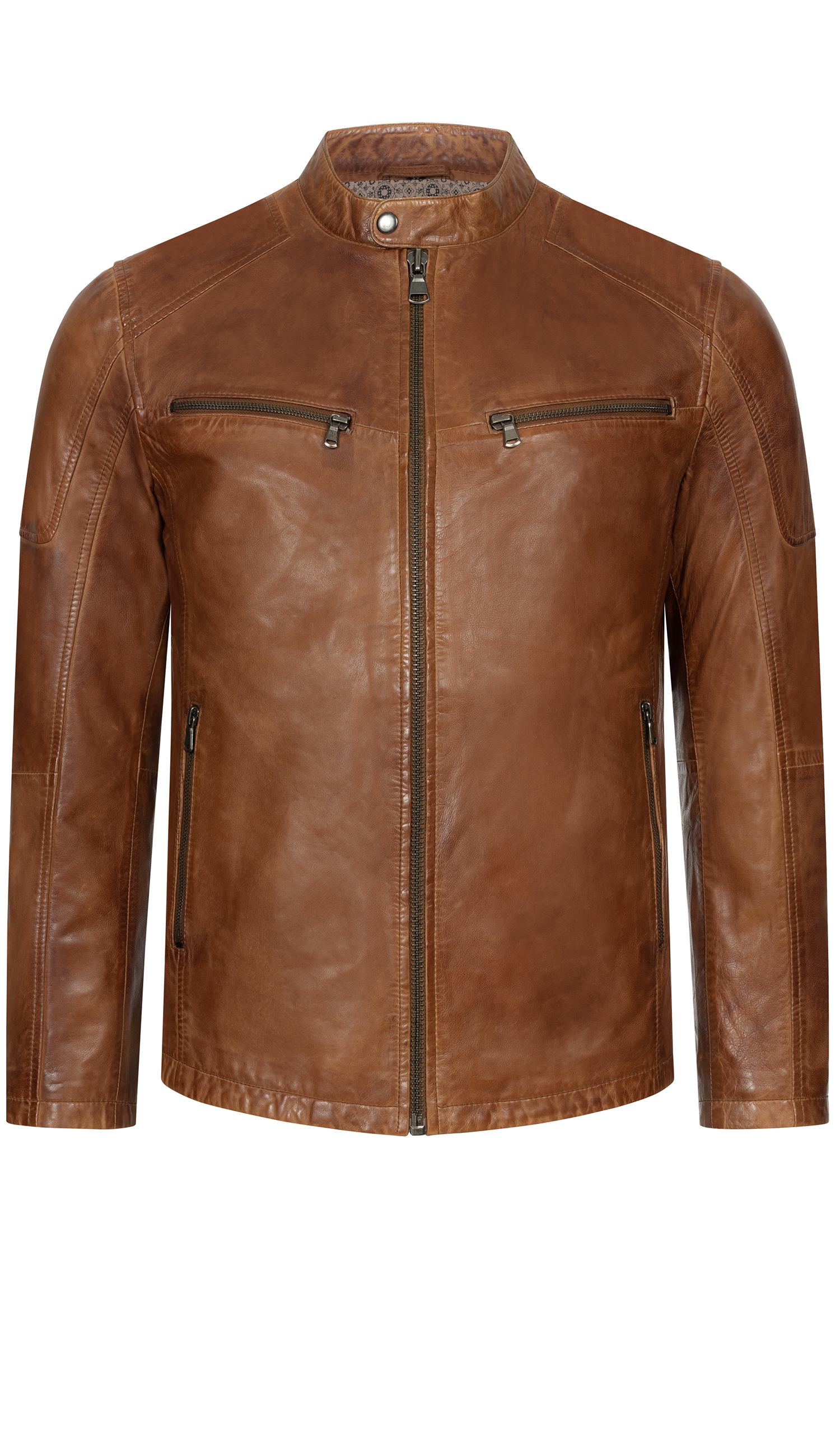 Lederjacke Franz in Cognac von Nübler