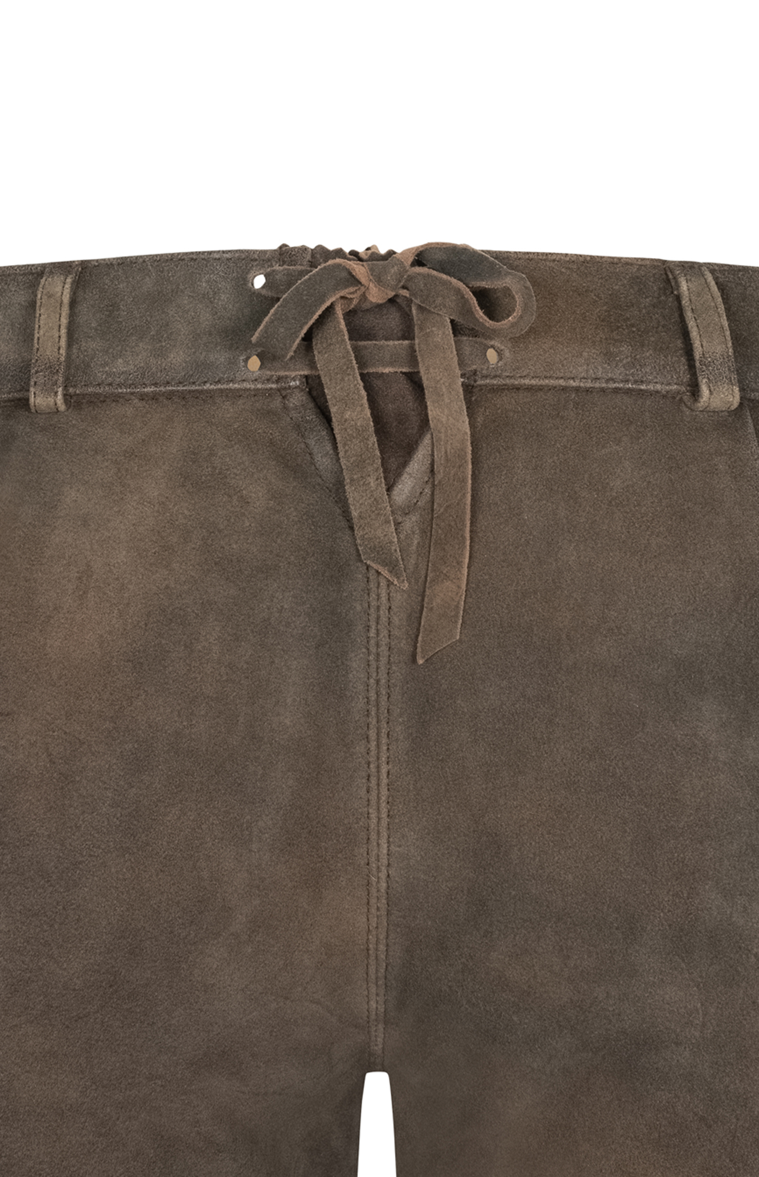 Lederhose Hotpant Meera in Mocca von Nübler