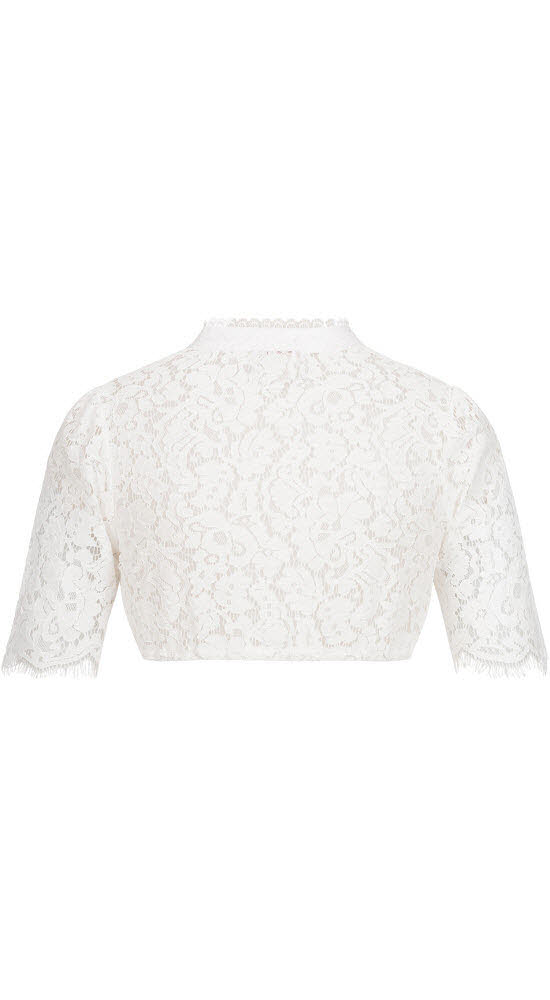Dirndlbluse Kurzarm Melani in Creme von Nübler Größe 32