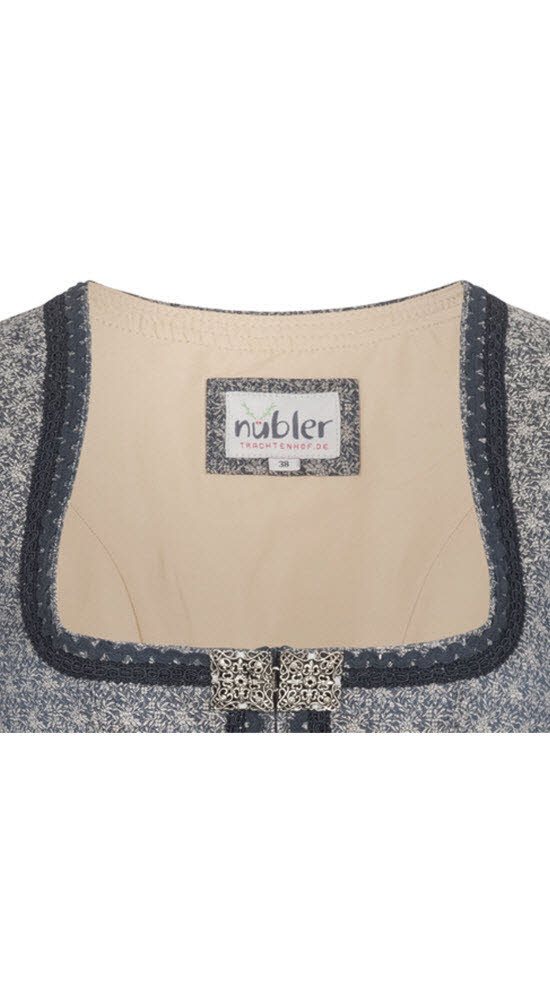 Dirndl midi Leni in Blau von Nübler