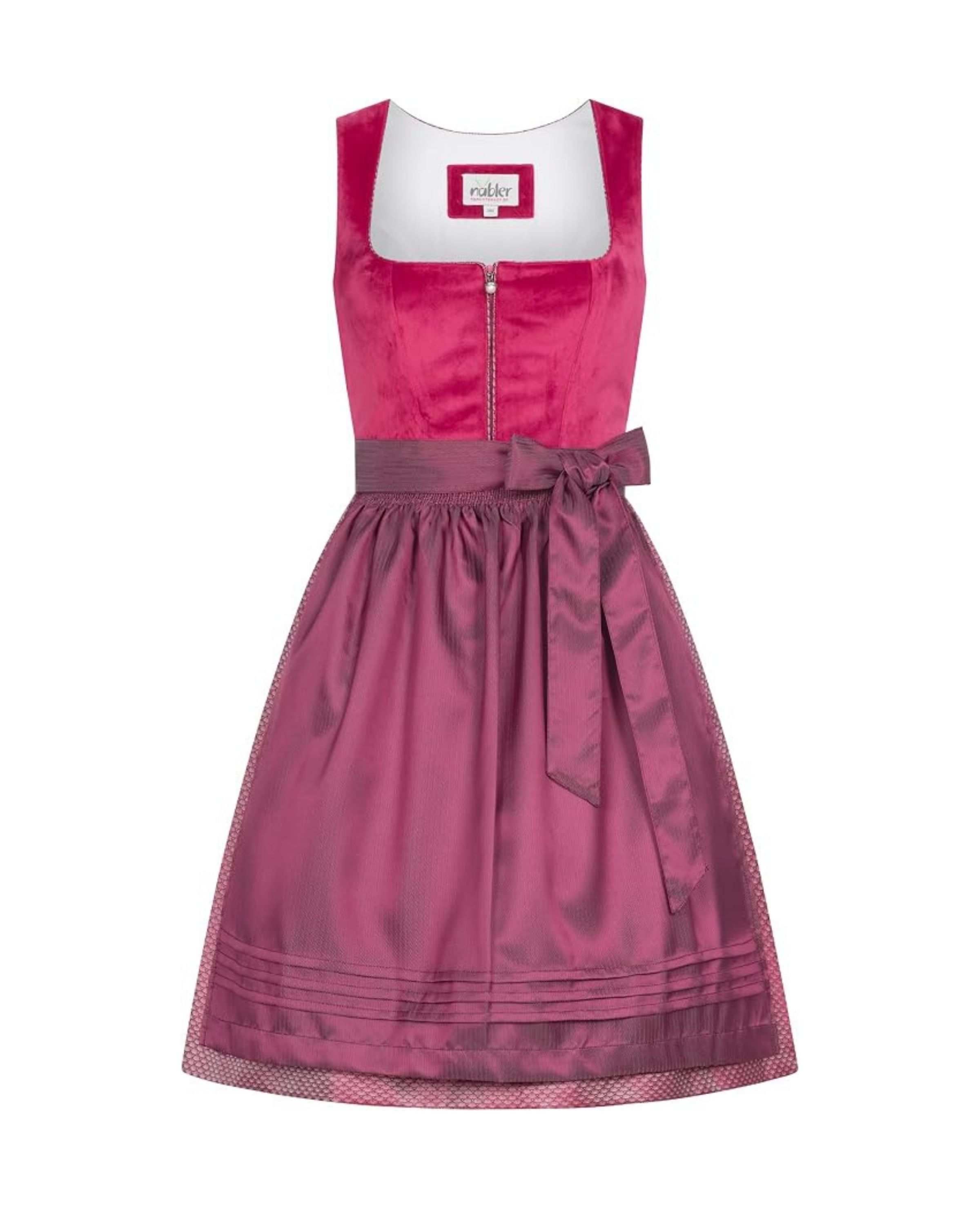 Midi Dirndl Scilla in Fuchsia von Nübler