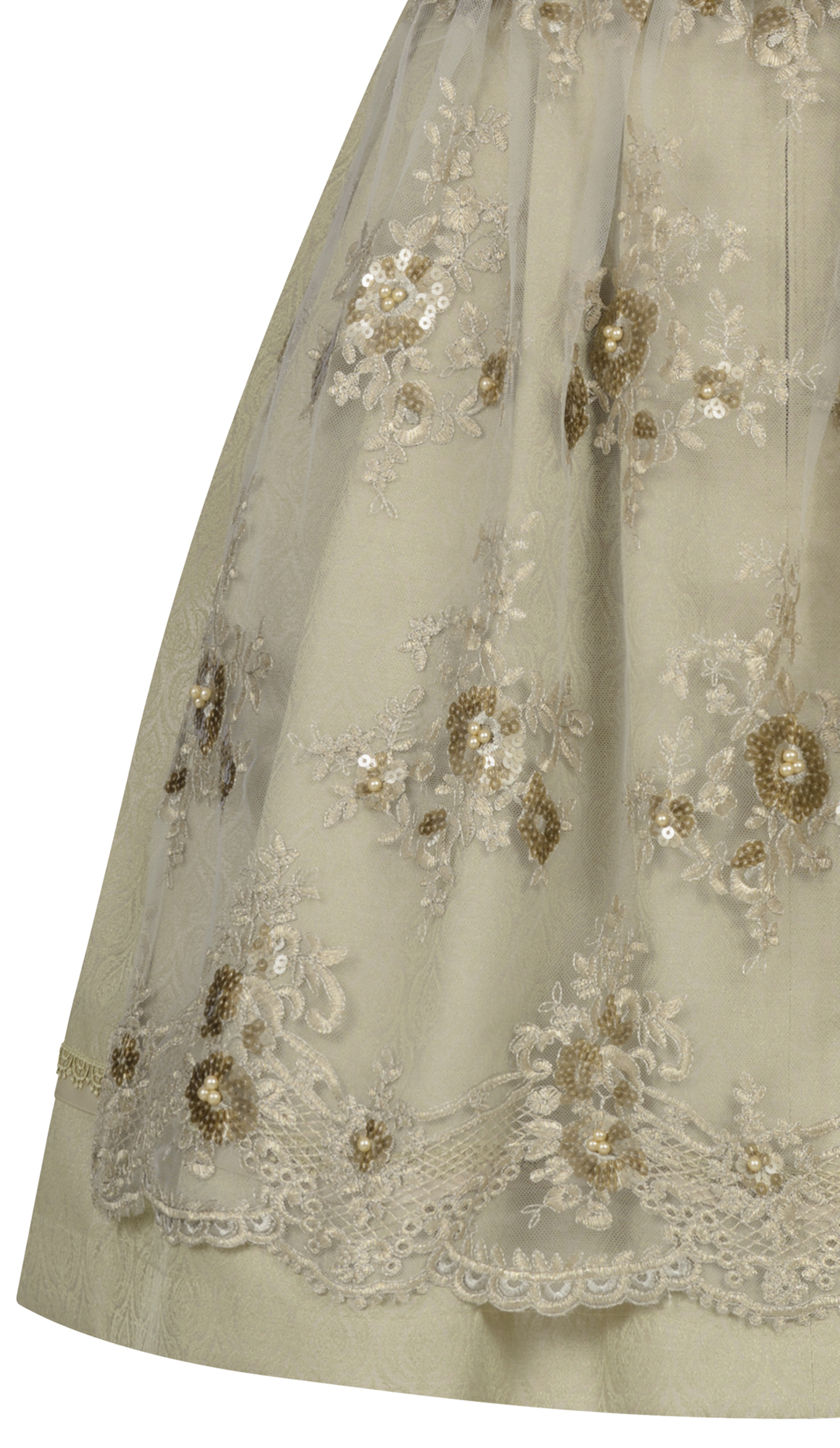 Mini Dirndl Gerhild in Kiwi von Nübler