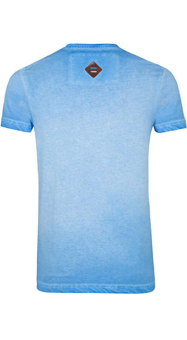 Kinder-T-Shirt Kurzarm Ulrico in Blau von hangOwear